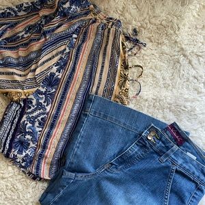 Gloria Vanderbilt denim capris